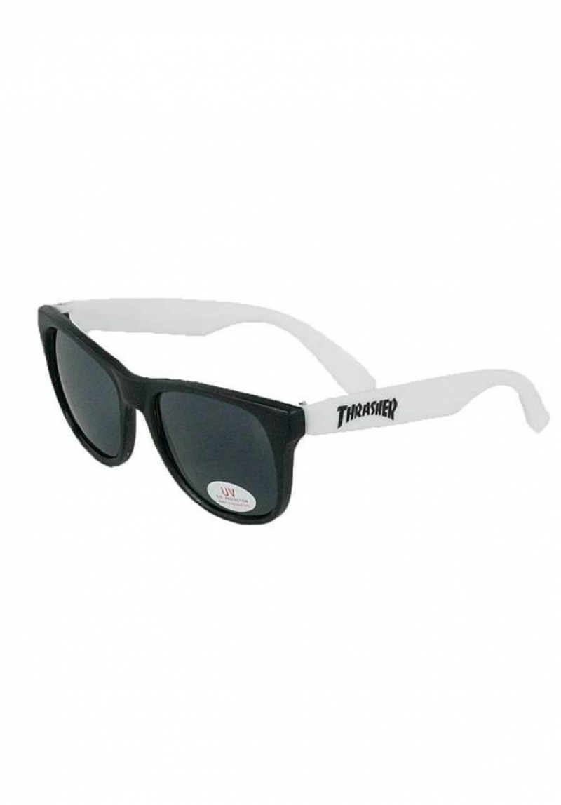 Thrasher Sunglasses - Thrasher Logo white